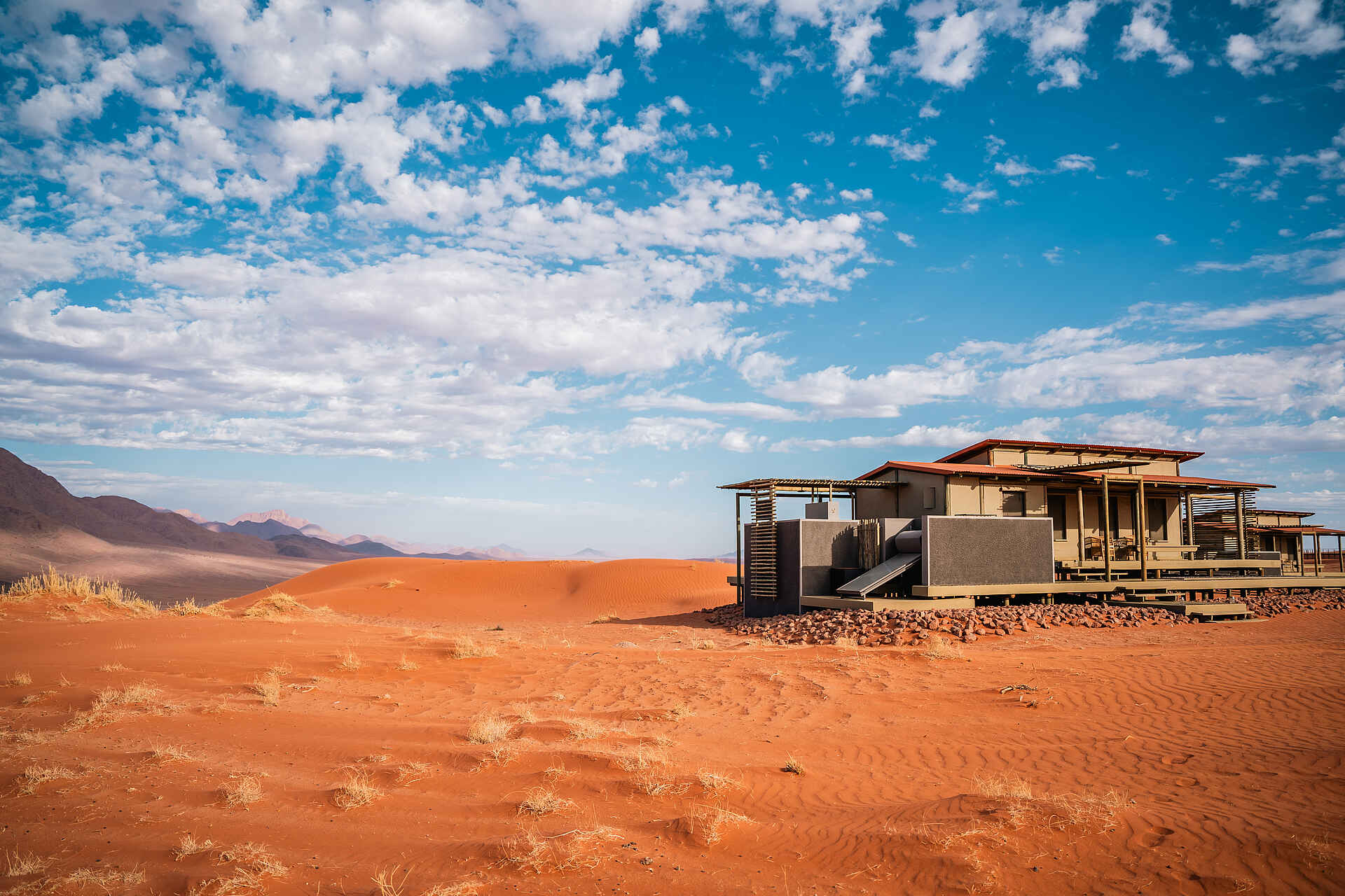 Wolwedans Desert Lodge: Ansicht Bungalow