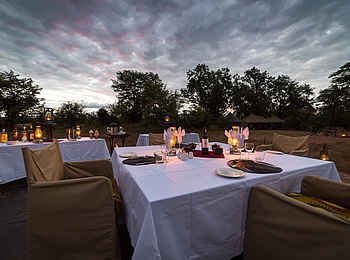 Hwange Bush Camp: Dinner