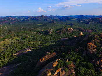 Matobo Hills Lodge: Sonnenbeschienene Felsen Matobo Hills Lodge: Sonnenbeschienene Felsen