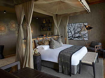 Bupenyu Lodge: Luxury Villa Blick hinein
