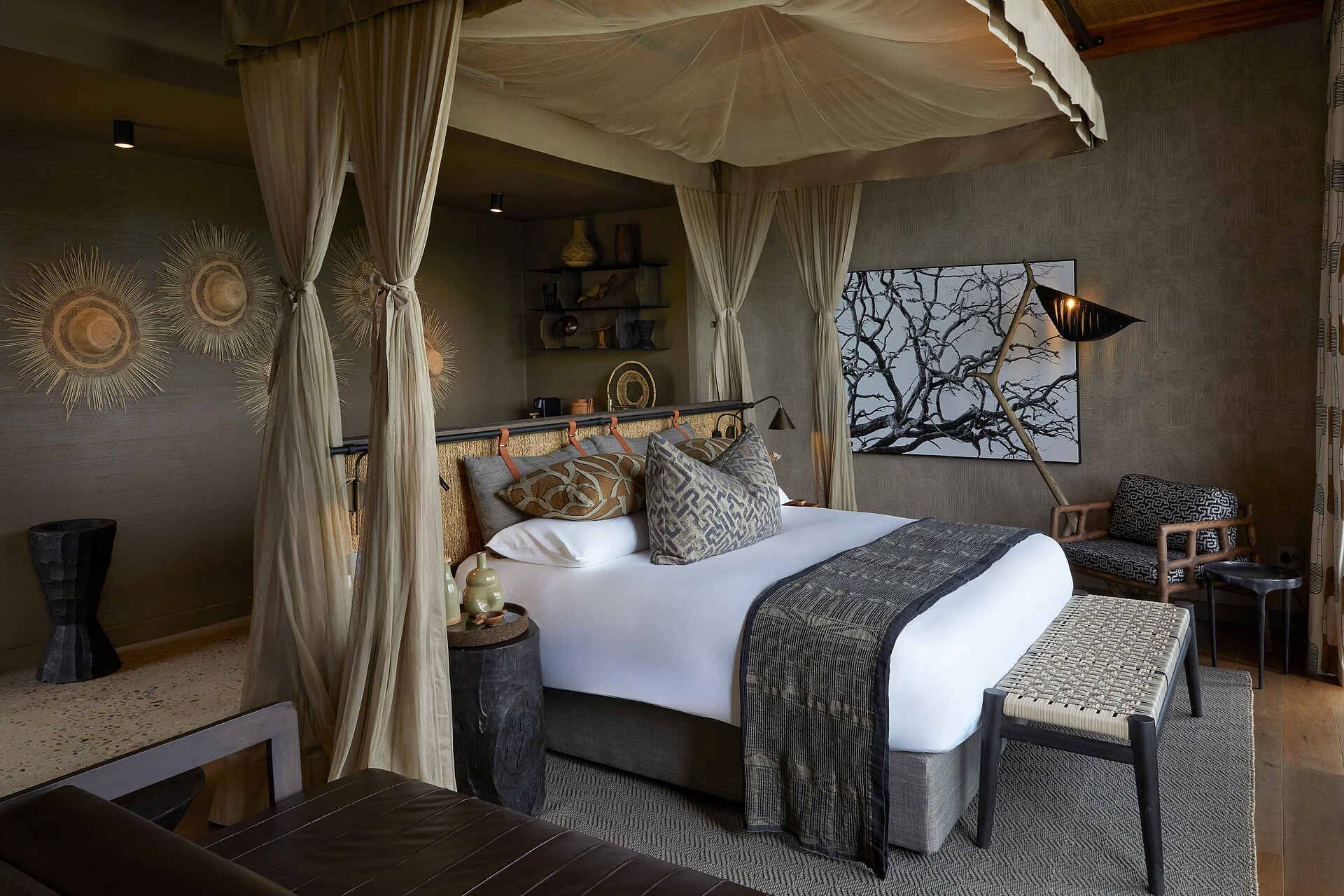 Bupenyu Lodge: Luxury Villa Blick hinein