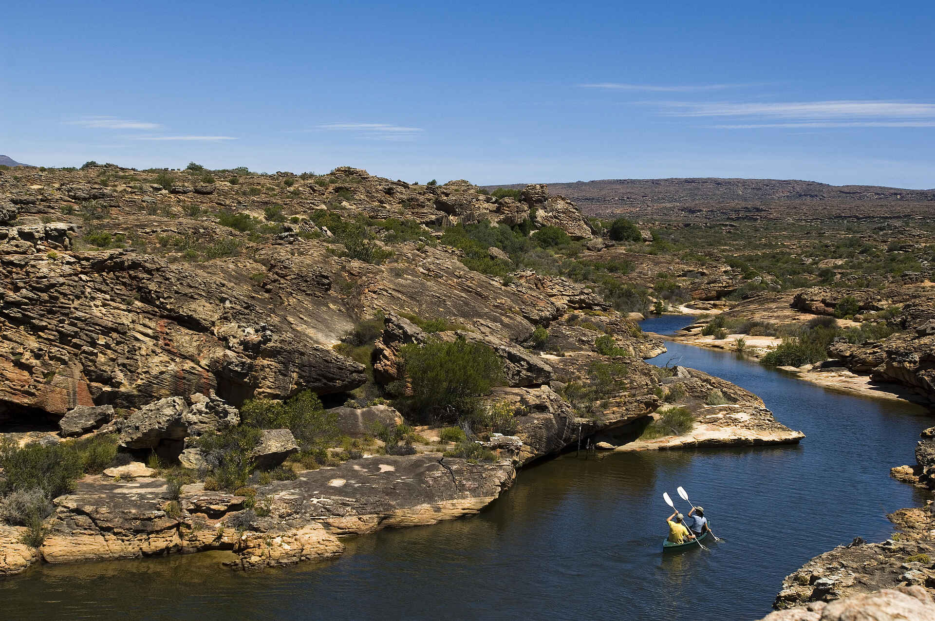 Bushmans Kloof Wilderness Lodge: Kanufahrt