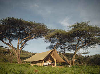 Charlie Sanjan Safari Camp: Blick auf Zelt