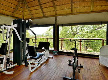 Ghoha Hills Savuti Lodge: Im Gym
