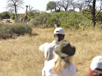 Jabali Ridge Camp: Zu Fuß unterwegs