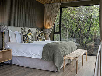 Bayethe Lodge: Ein gemütliches Doppelbett Bayethe Lodge: Ein gemütliches Doppelbett