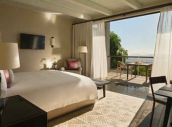 Delaire Graff Estate: Das Schlafzimmer der Superior Lodge Delaire Graff Estate: Das Schlafzimmer der Superior Lodge