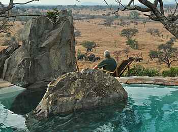 Grumeti Hills Camp: Felsenpool