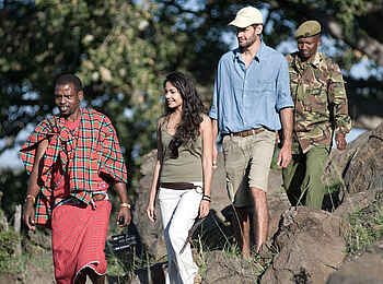 Kicheche Mara Camp: Wanderung im Busch Kicheche Mara Camp: Wanderung im Busch