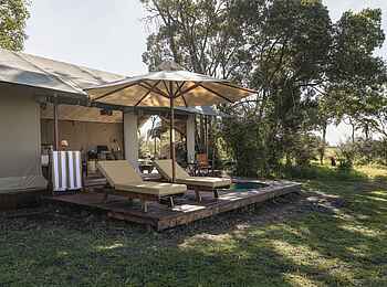 Little Elephant Pepper Camp: Veranda mit Plungepool Zeltsuite