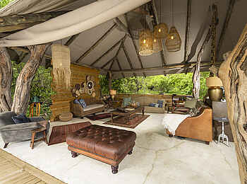 MmaTsebe Tented Camp: Loungebereich