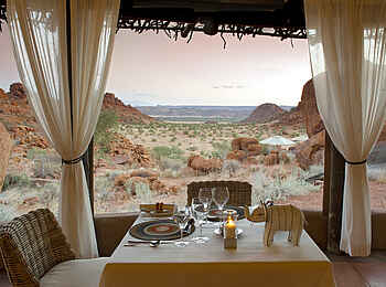 Mowani Mountain Camp: Abendessen