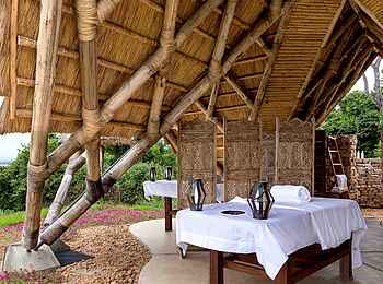 Nile Safari Lodge: Massage im Spa Nile Safari Lodge: Massage im Spa