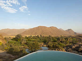 Okahirongo River Camp: Die Aussicht Okahirongo River Camp: Die Aussicht