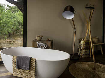 Qorokwe Camp: Badewanne Qorokwe Camp: Badewanne