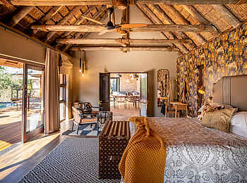 Thornybush Game Lodge: Das Schlafzimmer des Kamara House Thornybush Game Lodge: Das Schlafzimmer des Kamara House