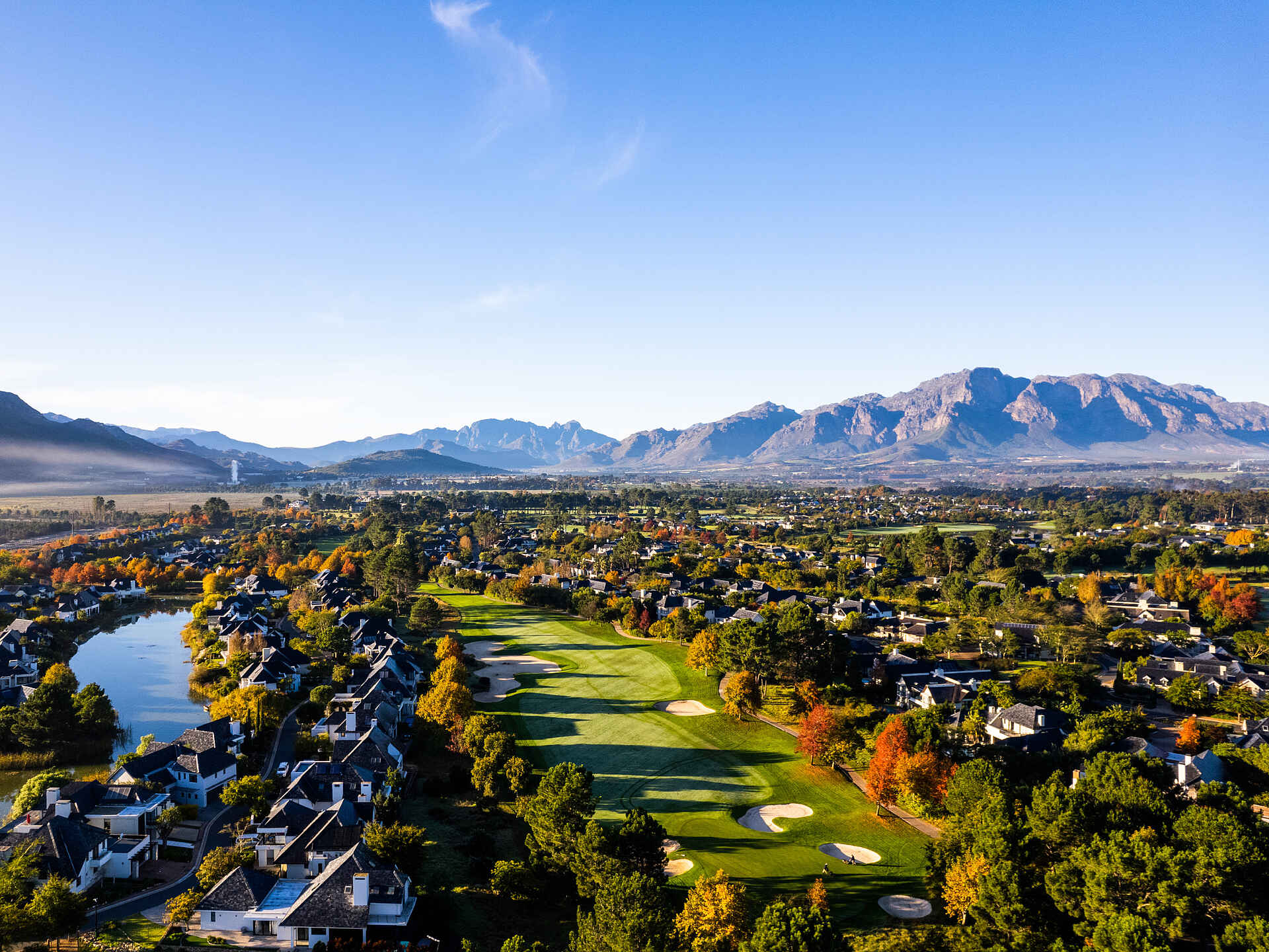 Pearl Valley Jack Nicklaus Signature Golf Course: Vogelperspektive