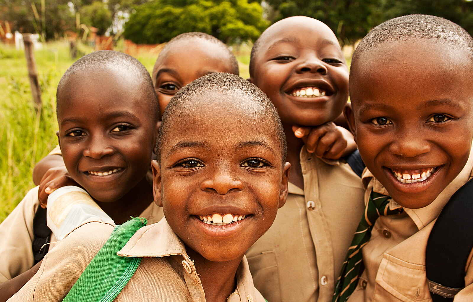 Musangano Lodge: Schulkinder Musangano Lodge: Schulkinder