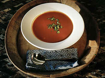 Camp Kalahari: Tomatencremesuppe