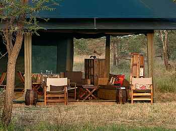 Chaka Camp: Der Blick auf den Hauptbereich