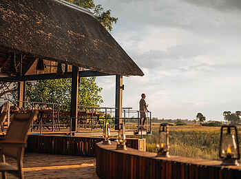 Chitabe Camp: Ausblick