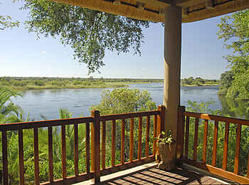 Divava Okavango Lodge and Spa: Der Blick vom Lounge Deck Divava Okavango Lodge and Spa: Der Blick vom Lounge Deck