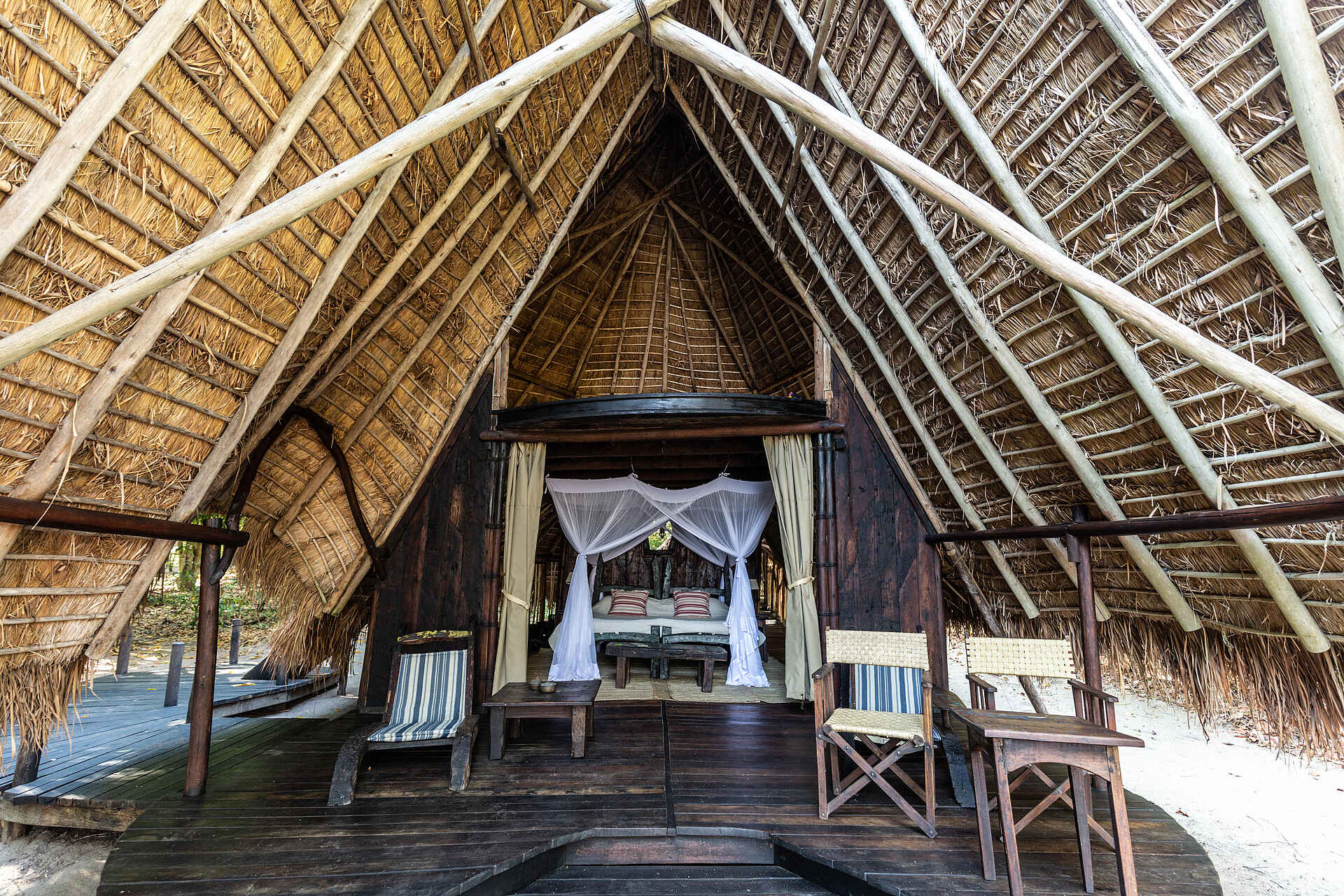 Greystoke Mahale Lodge: Terrasse