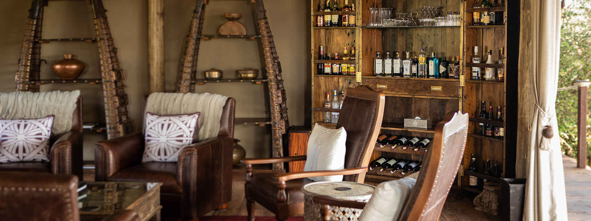 Mara Nyika Camp: die Lounge