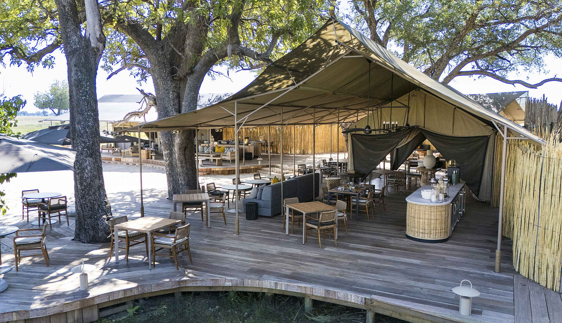 Monachira Camp: Das Restaurant