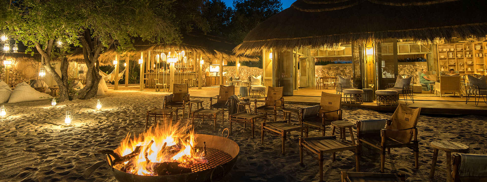 Die Boma des Mpala Jena Camps