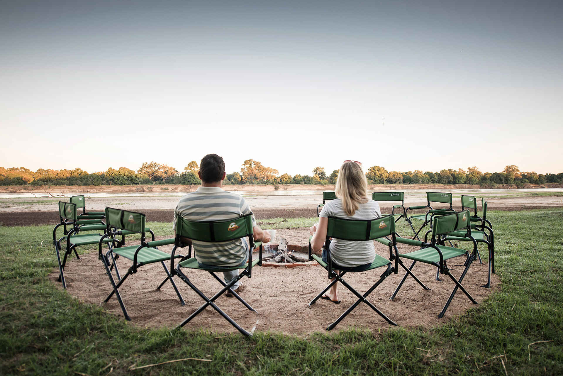 Shawa Luangwa Camp: Lagerfeuer Platz