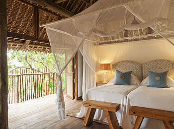 Vamizi Island: Papilio Suite mit Balkon