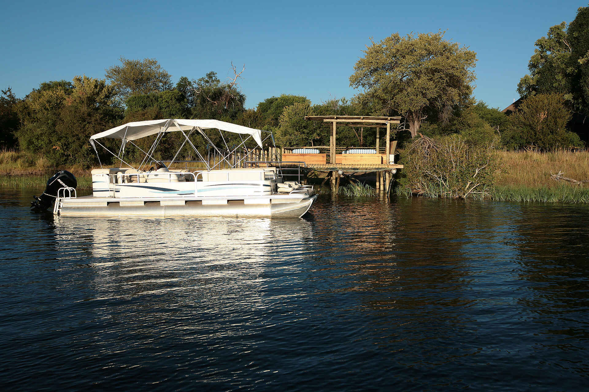 Victoria Falls River Lodge: Bootsfahrt