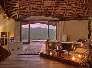 Borana Lodge: Das Hauptbadezimmer von Cottage 7 & 8 Borana Lodge: Das Hauptbadezimmer von Cottage 7 & 8