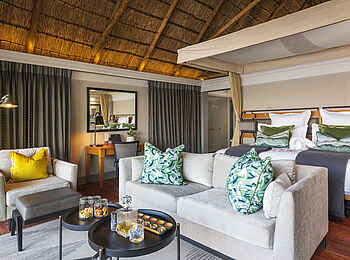 Chobe Water Villas: Blick hinein