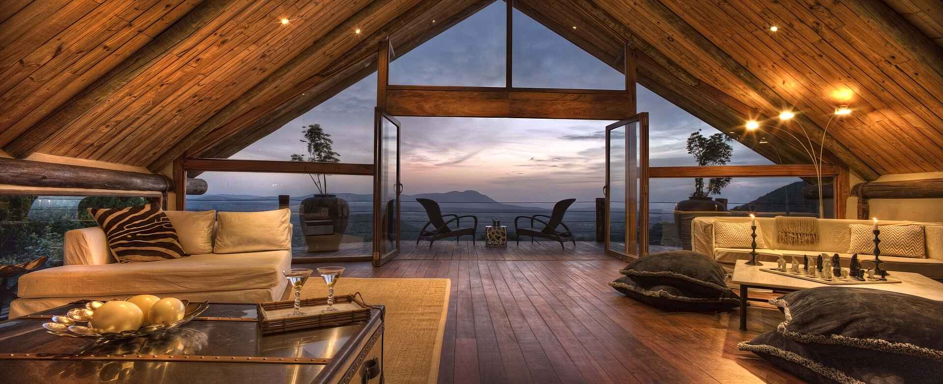 Cottar's 1920s Safari Camp: Private Homestead Abendstimmung