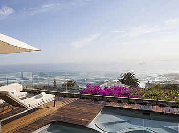 Ellerman House: Blick vom Spabereich Ellerman House: Blick vom Spabereich