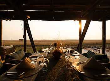 King Lewanika Lodge: Restaurant King Lewanika Lodge: Restaurant