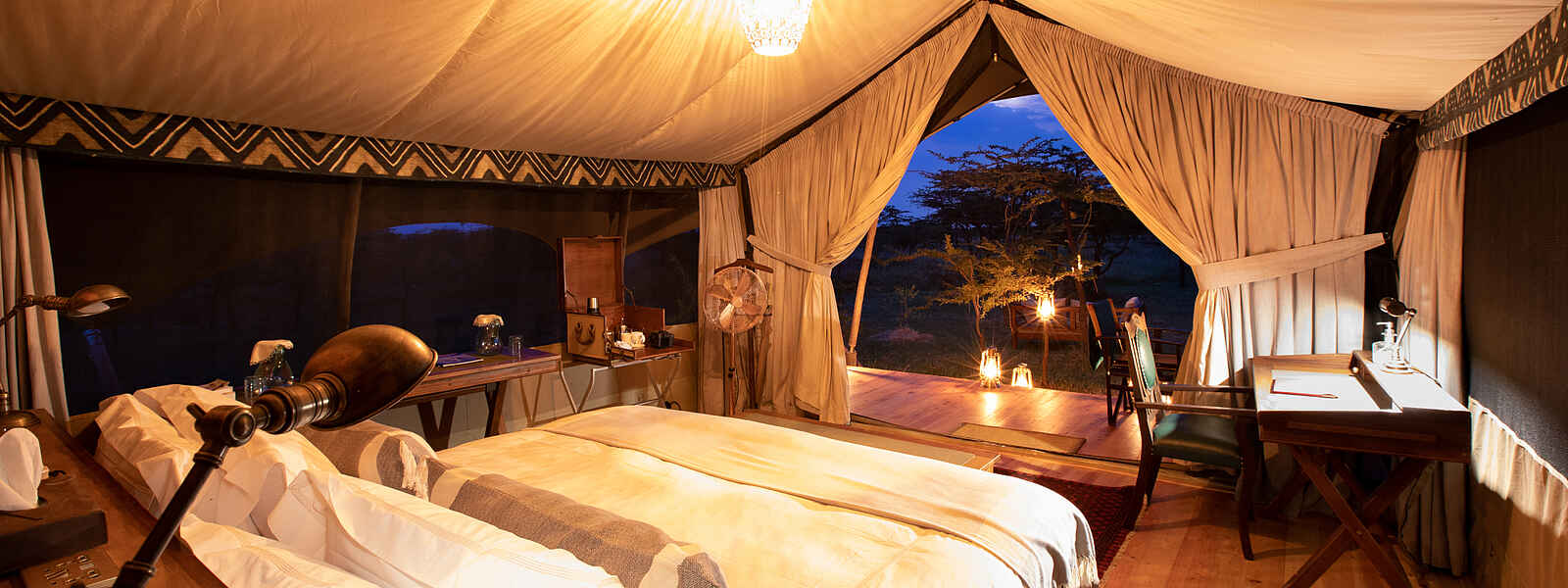 Mara Expedition Camp: eines der Schlafzimmer Mara Expedition Camp: eines der Schlafzimmer