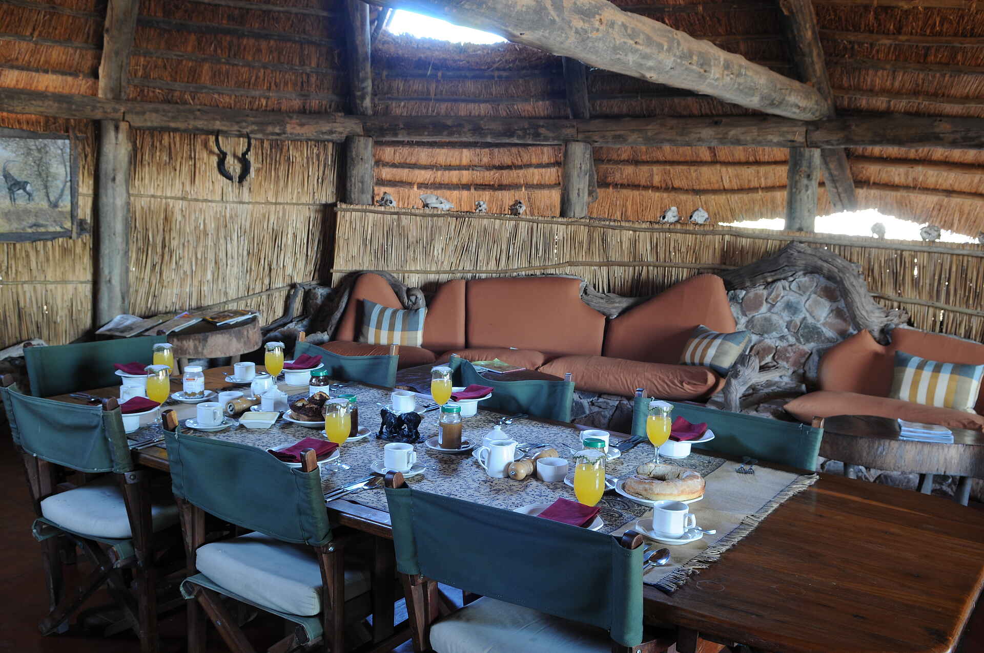 Mwagusi Safari Camp, Ruaha National Park, Ruaha River, Südliches Tansania, Frühstück, Lunch, Mahlzeit, Afrikarma, Afrikarma Safaris, Afrikarma Safaris - Wildnis. Hautnah., Afrikarma.de