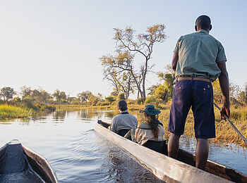 North Island Okavango Safari Camp: Mokorofahrt
