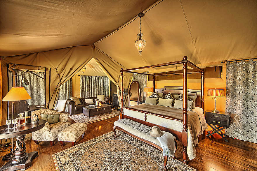 Sand River Masai Mara Camp: Zelt-Interieur Sand River Masai Mara Camp: Zelt-Interieur