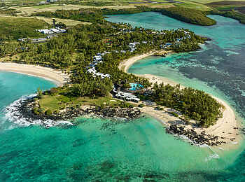 Shandrani Beachcomber Resort and Spa: Von oben Shandrani Beachcomber Resort and Spa: Von oben