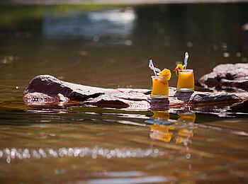 Waterberg Restcamp: Getränke am Wasser