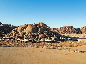 Wolwedans Boulders Camp: Gesamtansicht