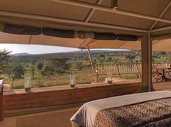 Mara Bushtops: Panoramafenster der Leopard Suite