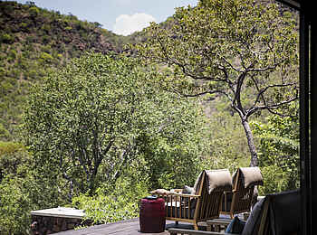 Marataba Mountain Lodge: Sessel auf der Terrasse Marataba Mountain Lodge: Sessel auf der Terrasse