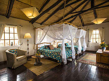 Volcanoes Virunga Lodge: Einzelbetten Volcanoes Virunga Lodge: Einzelbetten