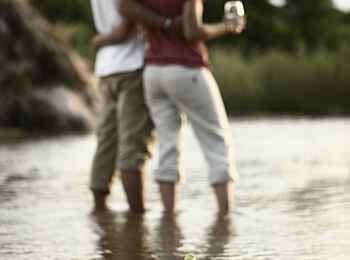 &Beyond Kirkman's Camp: Erfrischung im Fluss &Beyond Kirkman's Camp: Erfrischung im Fluss