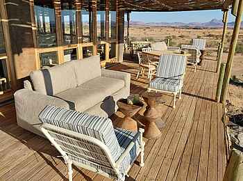 Doro Nawas Camp: Auf der Veranda